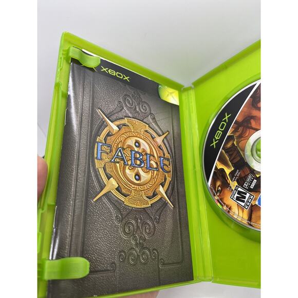 Fable 1 (2004) Black Label Original Microsoft XBox Complete w/Manual - Tested - Picture 6 of 8